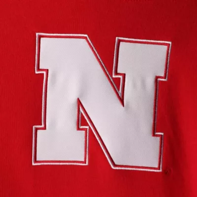 NCAA Nebraska Huskers Team Big Logo Pullover Hoodie