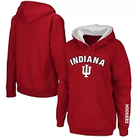 NCAA Indiana Hoosiers Arch & Logo 1 Pullover Hoodie