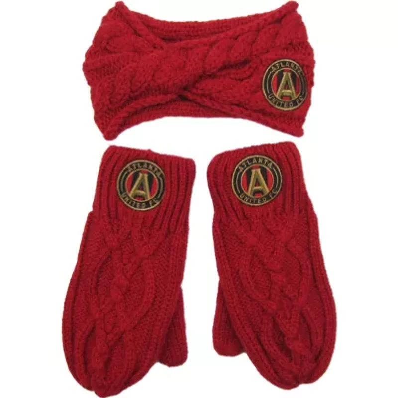 MLS Atlanta United FC Headband & Mittens Set