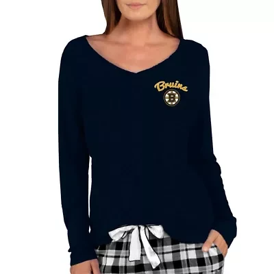 NHL Marathon Knit Long Sleeve V-Neck Top