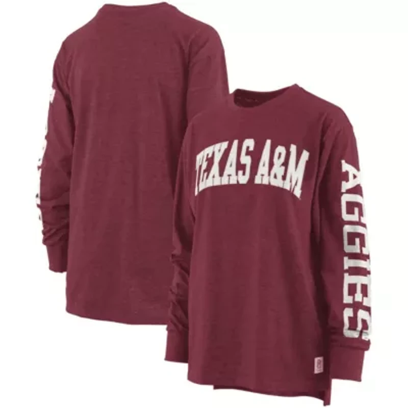 NCAA Texas A&M Aggies Two-Hit Canyon Long Sleeve T-Shirt