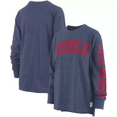 NCAA Ole Miss Rebels Two-Hit Canyon Long Sleeve T-Shirt