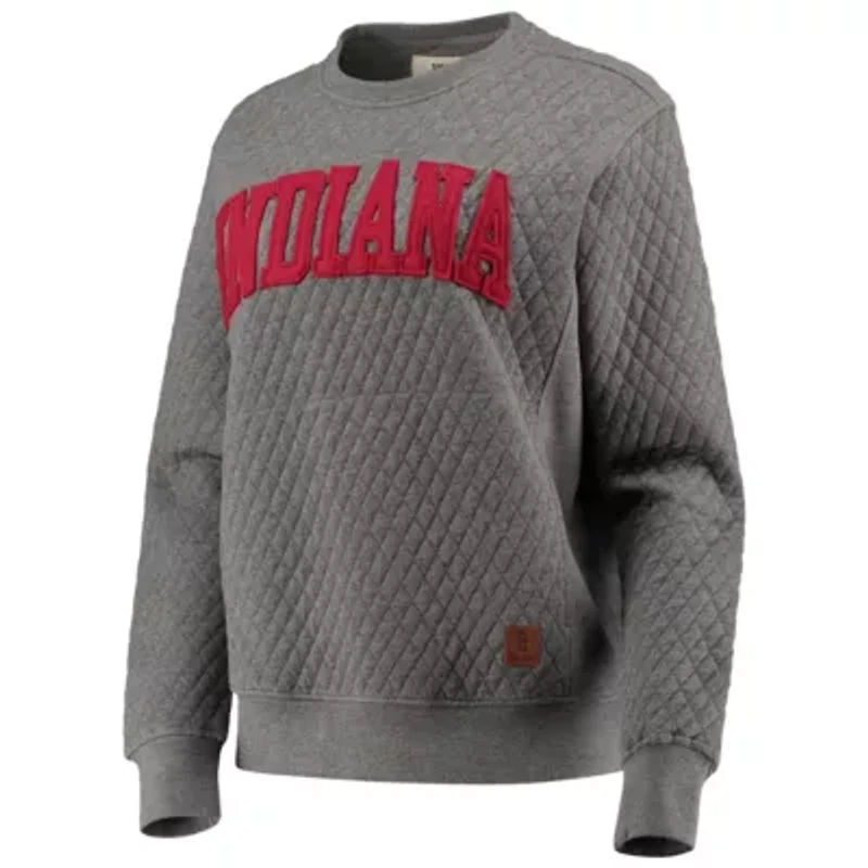 NCAA Indiana Hoosiers Moose Quilted Pullover Sweatshirt