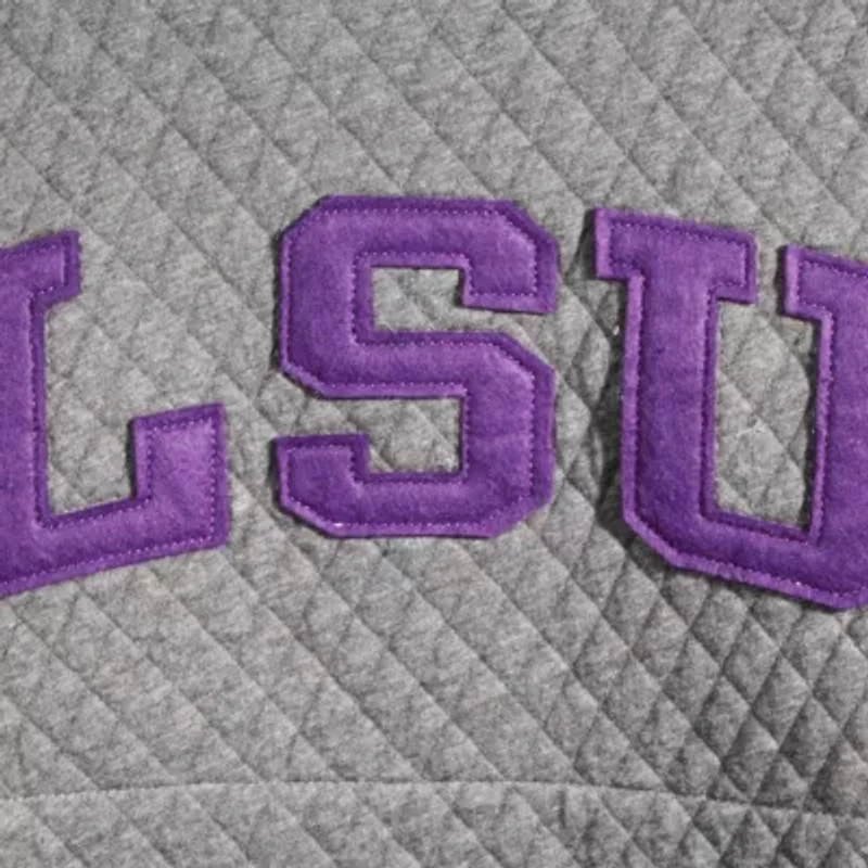 NCAA LSU Tigers Moose Quilted Pullover Sweatshirt