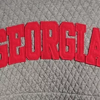 NCAA Georgia Bulldogs Moose Quilted Pullover Sweatshirt