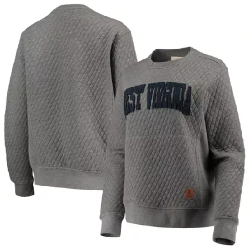 NCAA West Virginia Mountaineers Moose Quilted Pullover Sweatshirt