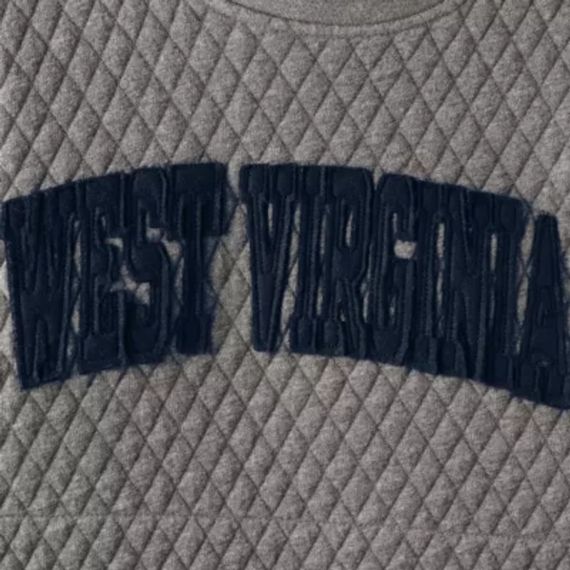 NCAA West Virginia Mountaineers Moose Quilted Pullover Sweatshirt