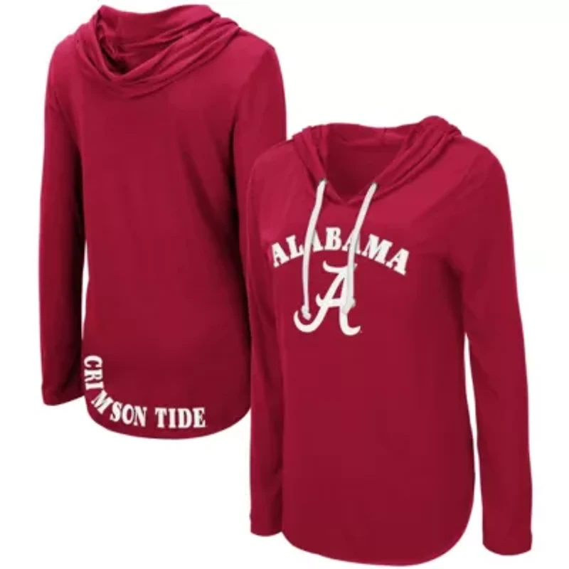 Alabama Crimson Tide NCAA My Lover Lightweight Hooded Long Sleeve T-Shirt