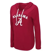 Alabama Crimson Tide NCAA My Lover Lightweight Hooded Long Sleeve T-Shirt