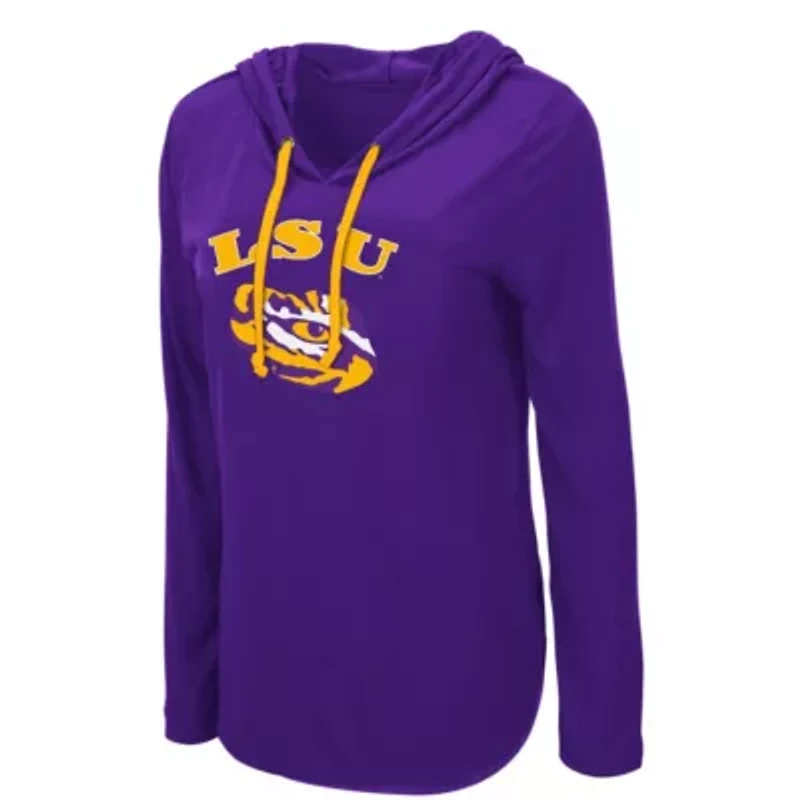 NCAA LSU Tigers My Lover Lightweight Hooded Long Sleeve T-Shirt