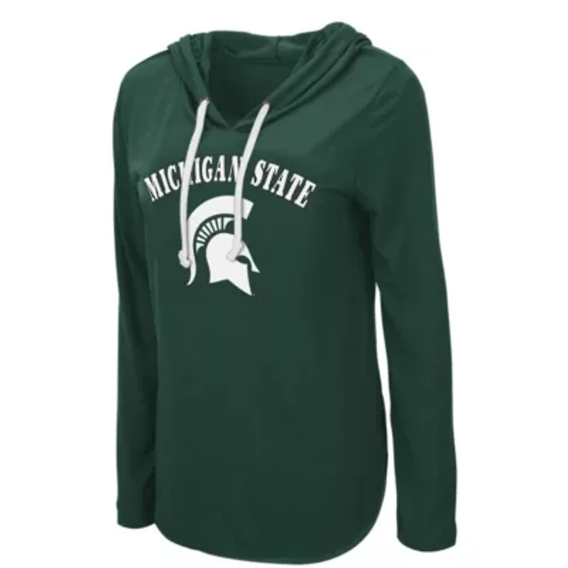 NCAA Michigan State Spartans My Lover Lightweight Hooded Long Sleeve T-Shirt