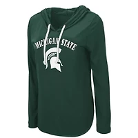 NCAA Michigan State Spartans My Lover Lightweight Hooded Long Sleeve T-Shirt