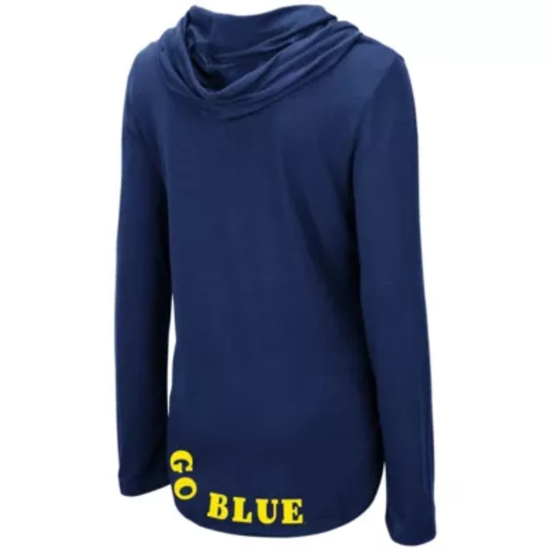 NCAA Michigan Wolverines My Lover Lightweight Hooded Long Sleeve T-Shirt