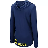 NCAA Michigan Wolverines My Lover Lightweight Hooded Long Sleeve T-Shirt