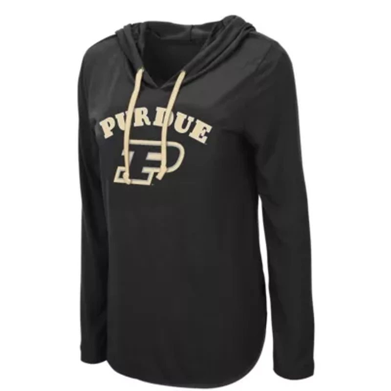 NCAA Purdue Boilermakers My Lover Lightweight Hooded Long Sleeve T-Shirt