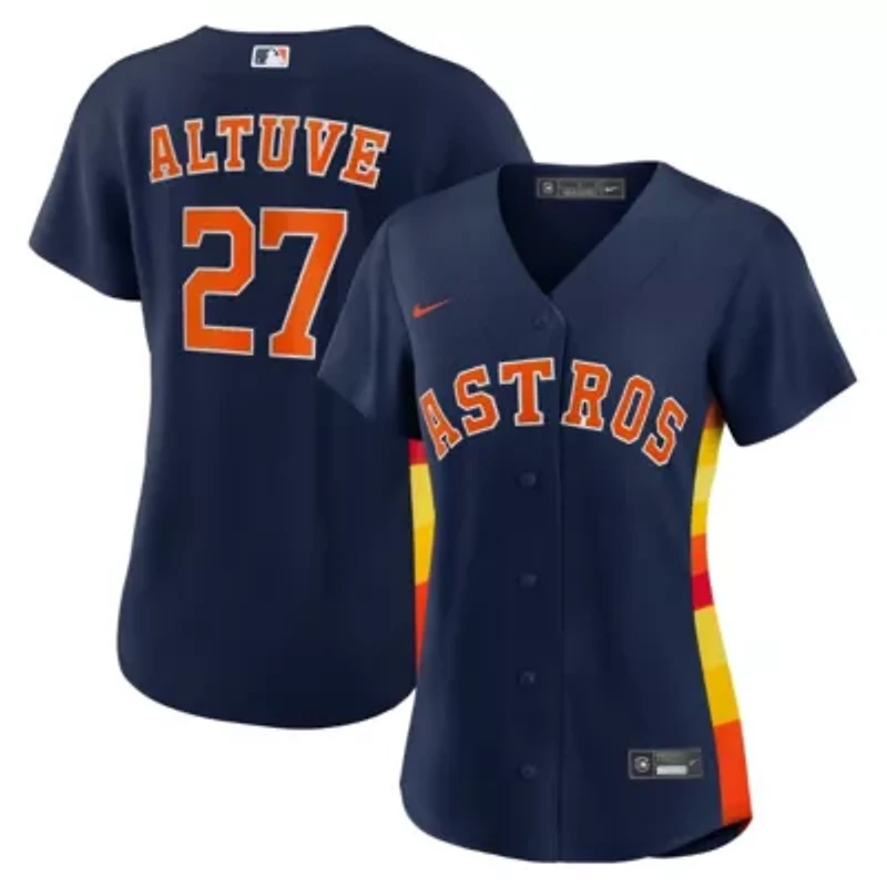 MLB Nike Jose Altuve Houston Astros Alternate Replica Player Jersey