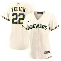 MLB Nike Christian Yelich Milwaukee Brewers Home Replica Player Jersey