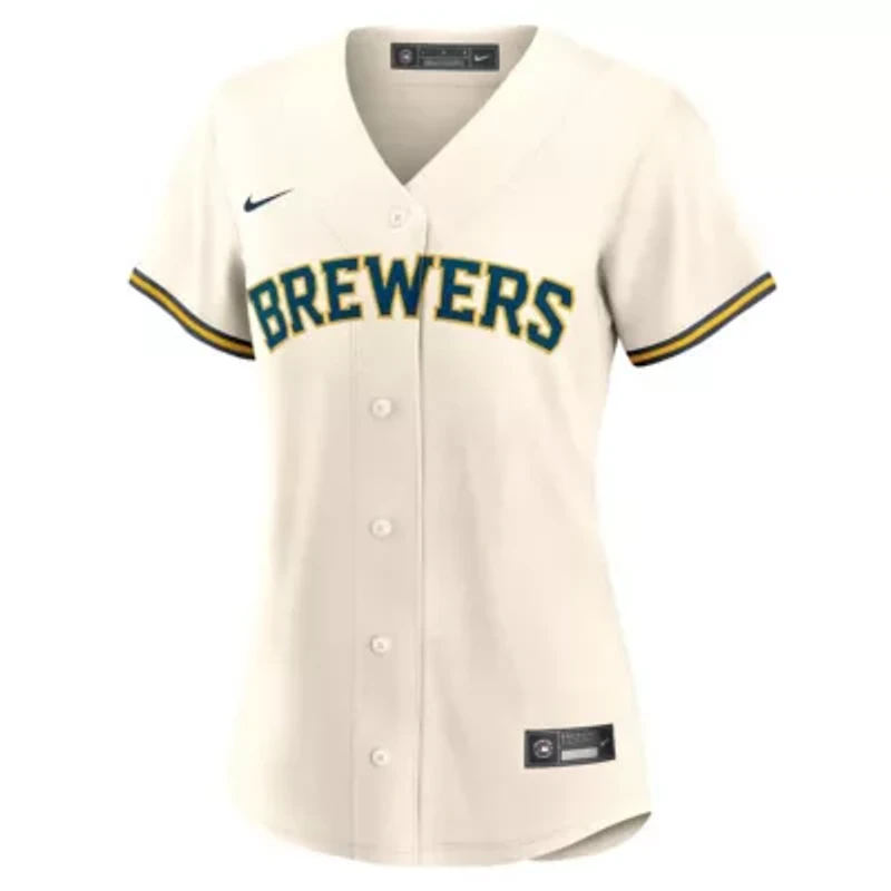MLB Nike Christian Yelich Milwaukee Brewers Home Replica Player Jersey