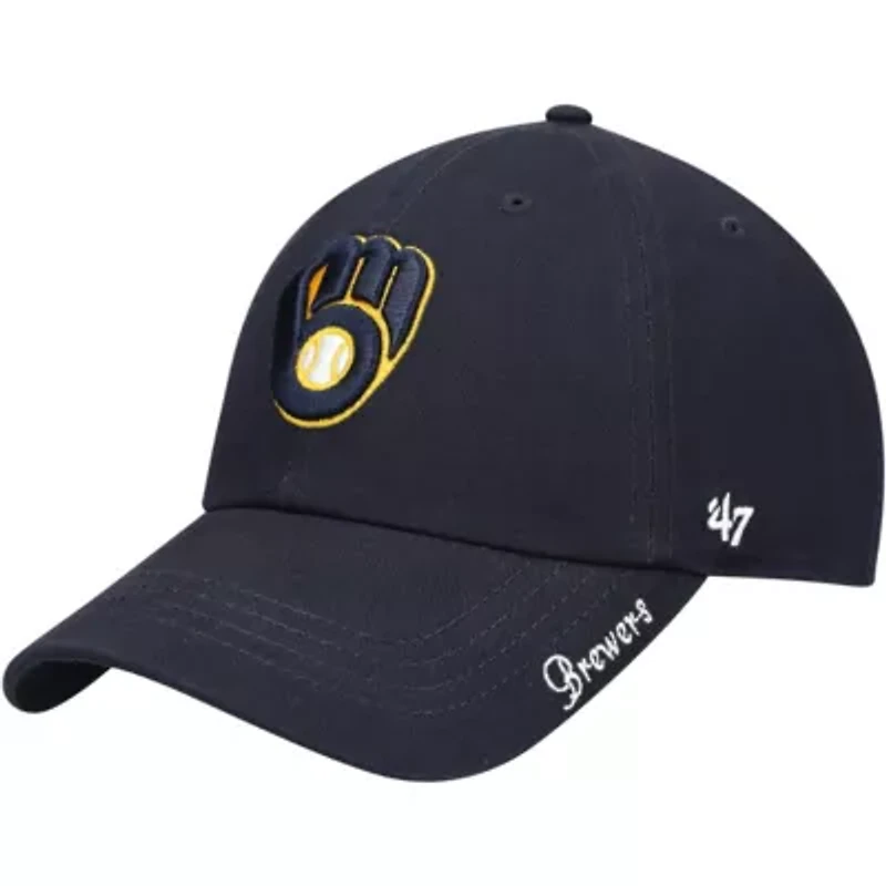 MLB Milwaukee Brewers Team Miata Clean Up Adjustable Hat
