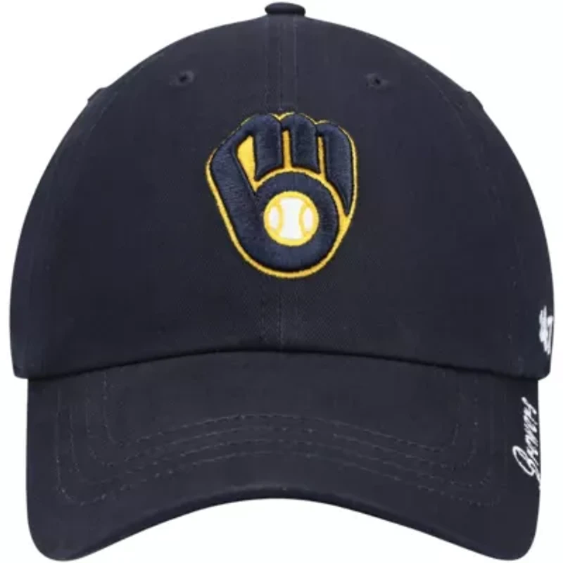 MLB Milwaukee Brewers Team Miata Clean Up Adjustable Hat