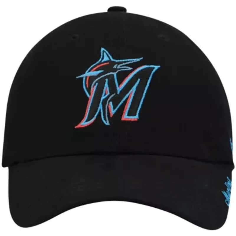MLB Miami Marlins Team Miata Clean Up Adjustable Hat
