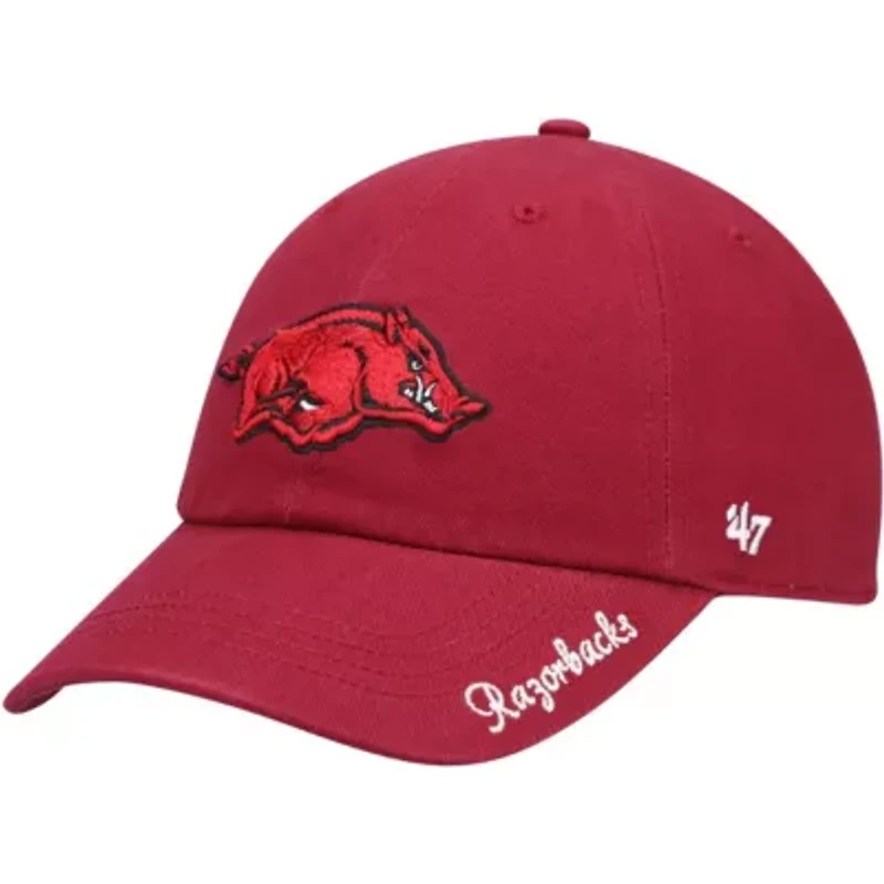 NCAA Arkansas Razorbacks Miata Clean Up Logo Adjustable Hat
