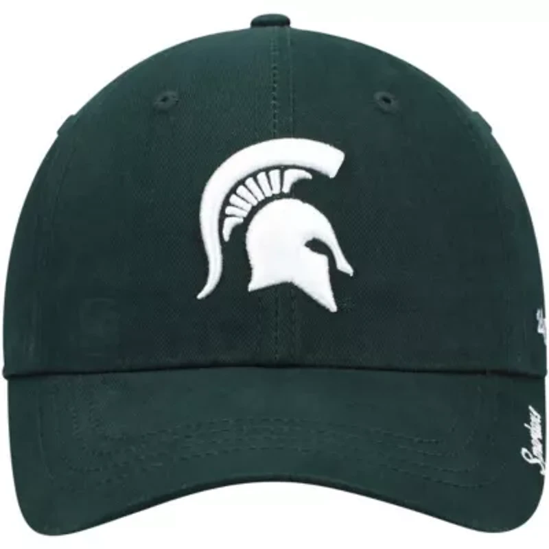 NCAA Michigan State Spartans Miata Clean Up Logo Adjustable Hat