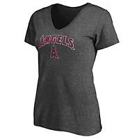 MLB ed Los Angeles Angels Team Logo Lockup V-Neck T-Shirt
