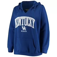 NCAA Kentucky Wildcats Plus Notch Neck Pullover Hoodie