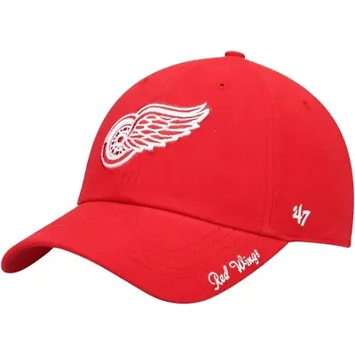 NHL Detroit Wings Team Miata Clean Up Adjustable Hat
