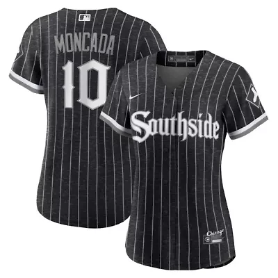 Chicago White Sox MLB Nike Yoan Moncada City Connect Replica Player Jersey