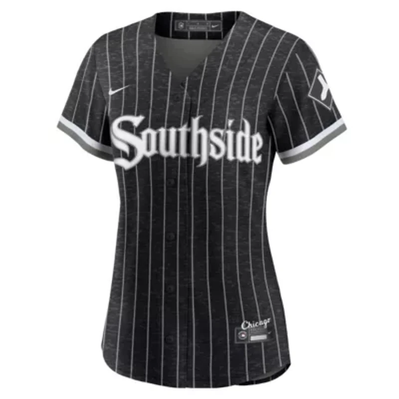 Chicago White Sox MLB Nike Black/Anthracite City Connect Replica Jersey