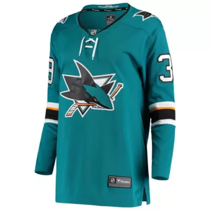 NHL Fanatics Logan Couture San Jose Sharks Breakaway Home Player Jersey