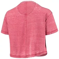 Alabama Crimson Tide NCAA Edith Vintage Burnout Crop T-Shirt