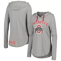 NCAA Ohio State Buckeyes My Lover Lightweight Hooded Long Sleeve T-Shirt