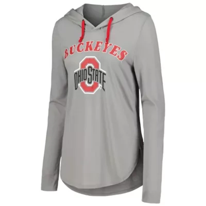 NCAA Ohio State Buckeyes My Lover Lightweight Hooded Long Sleeve T-Shirt