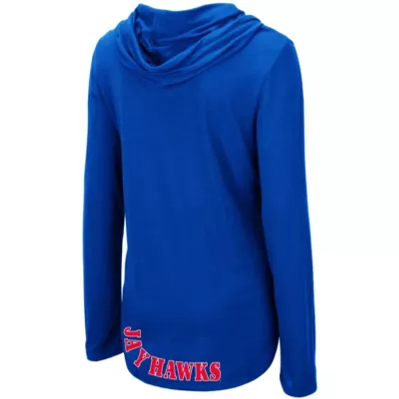 NCAA Kansas Jayhawks My Lover Lightweight Hooded Long Sleeve T-Shirt