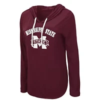 NCAA Mississippi State Bulldogs My Lover Lightweight Hooded Long Sleeve T-Shirt