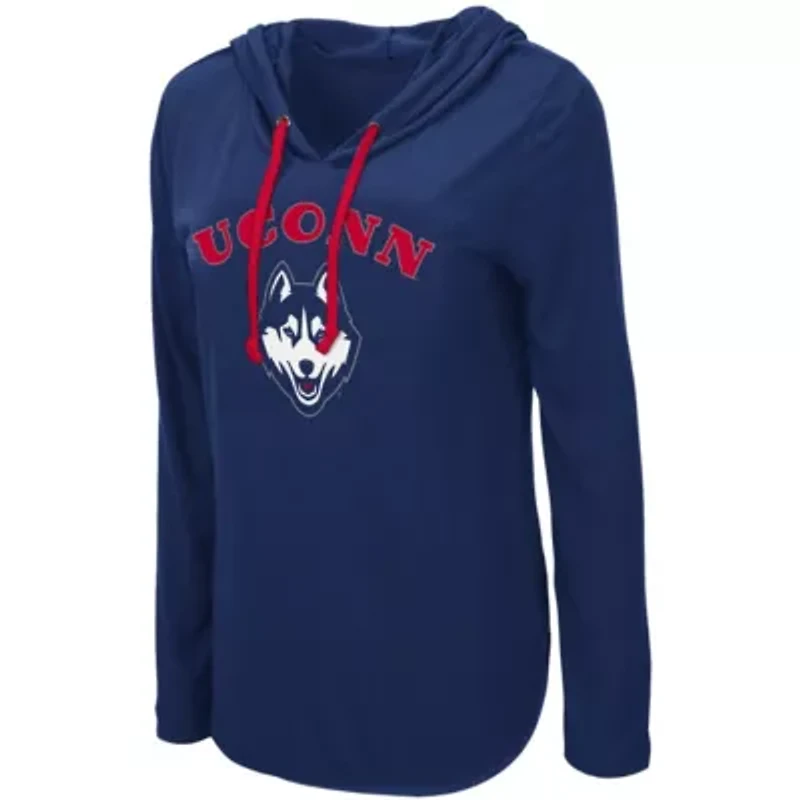 Connecticut Huskies NCAA UConn My Lover Lightweight Hooded Long Sleeve T-Shirt