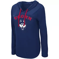 Connecticut Huskies NCAA UConn My Lover Lightweight Hooded Long Sleeve T-Shirt