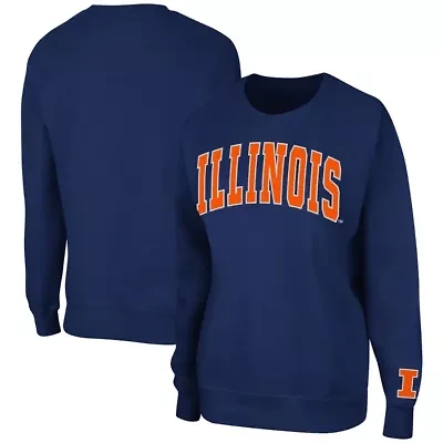 NCAA Illinois Fighting Illini Campanile Pullover Sweatshirt