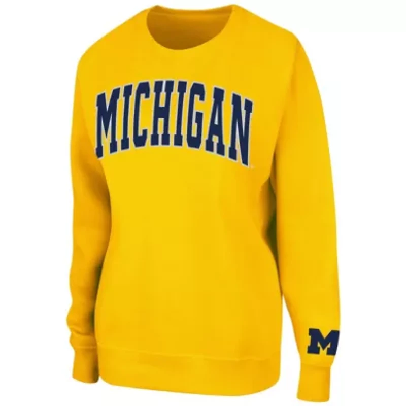 NCAA Michigan Wolverines Campanile Pullover Sweatshirt