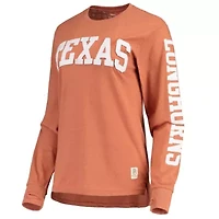 NCAA ed Texas Longhorns Two-Hit Canyon Long Sleeve T-Shirt