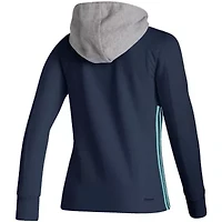 NHL Deep Sea Seattle Kraken Skate Lace AEROREADY Pullover Hoodie