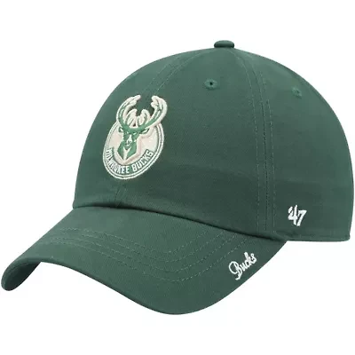 NBA Hunter Milwaukee Bucks Miata Clean Up Logo Adjustable Hat