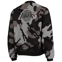 NBA Los Angeles Lakers Sherpa Full-Zip Bomber Jacket