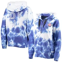 MLB Chicago Cubs Dakota Tie-Dye Half-Zip Hoodie
