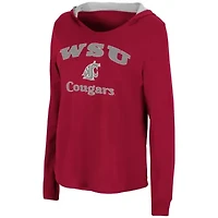 NCAA Washington State Cougars Catalina Hoodie Long Sleeve T-Shirt