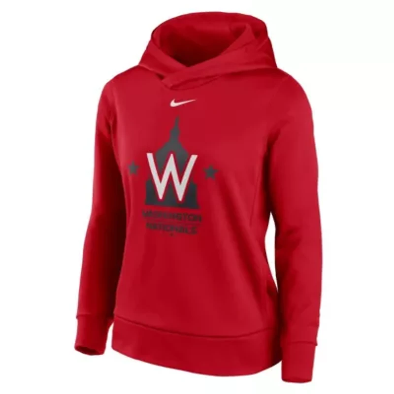 MLB Nike Washington Nationals Alternate Logo Performance Pullover Hoodie