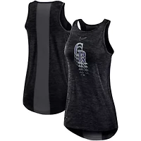 MLB Nike Colorado Rockies Logo Fade High Neck Performance Tank Top